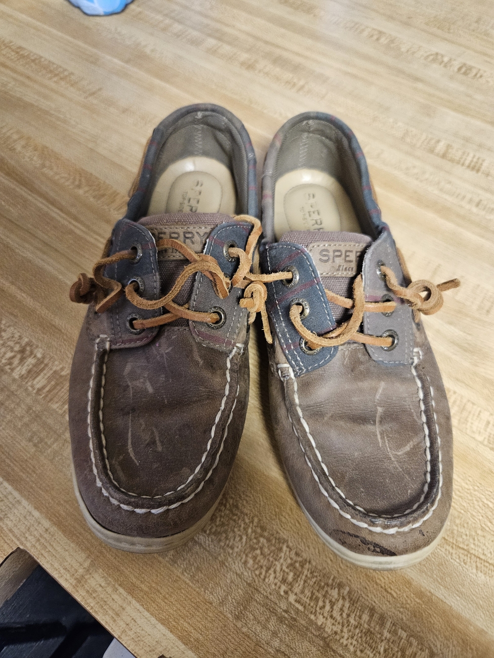 Sperry Brown Leather Boat Shoes